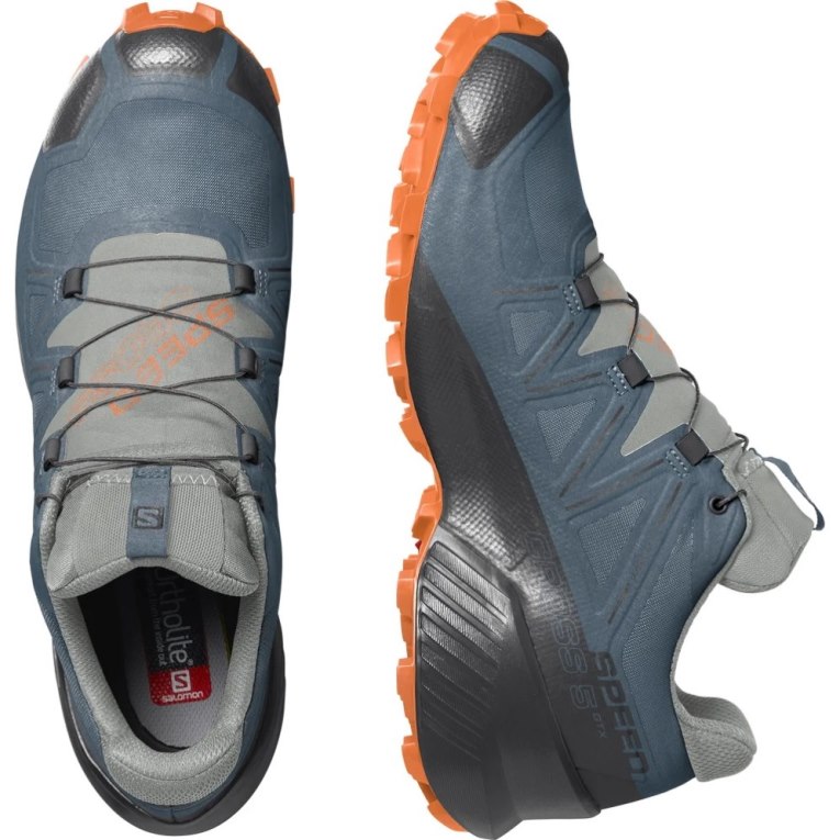 Salomon Speedcross 5 GTX Trailove Bezecke Tenisky Panske Modre | SK 5TVOEC